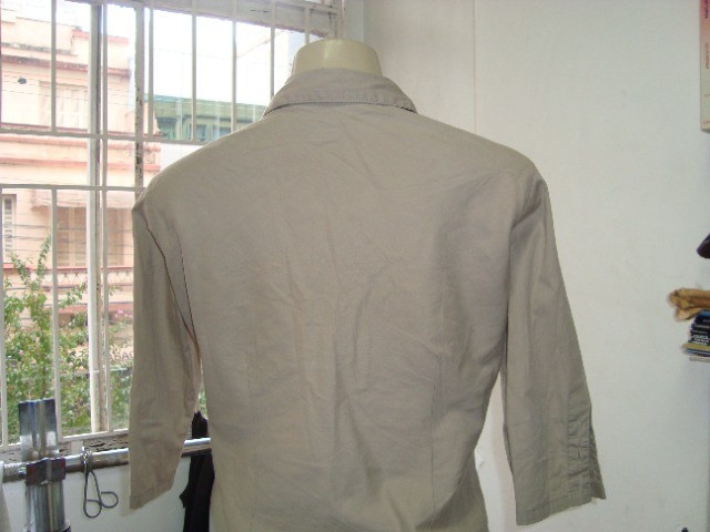 Blusa Em Tecido - Cor Cinza - Tam. M - Foto 3