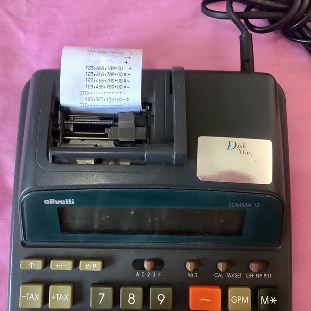 Calculadora Eletrônica Antiga Olivetti Summa13 - Foto 3