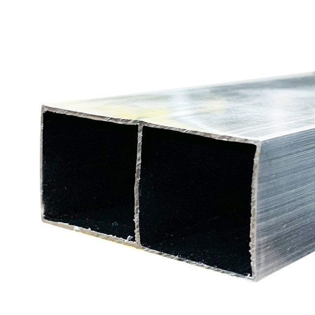 Régua de Alumínio Bitubular Leve para Pedreiro 4,42cm x 2,05cm Libra 2,5 M - Foto 2