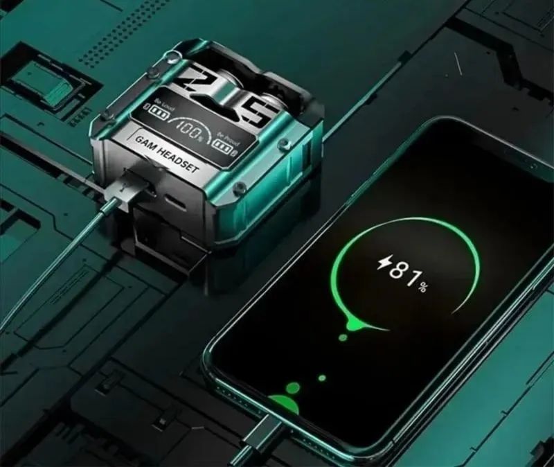 Fone Bluetooth sem fio redução de ruído Tipo C - Foto 5