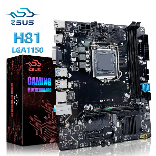 Placa-Mãe 1150 H81M SQBOX com HDMI