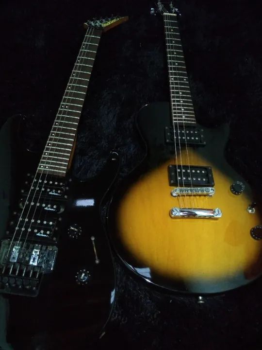 Guitarra Jackson JDR japonesa 1994 original valor  3.500 e uma epiphone les paul $ 3.5000