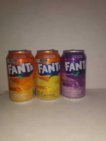 Latinhas: Coleção Pac Man 2024 - Fanta Uva Laranja Maracujá - Foto 2