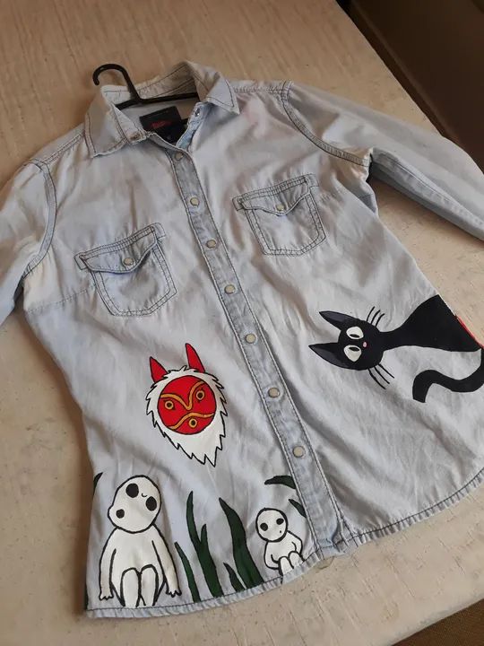 Jaqueta Studio Ghibli customizada - Foto 2