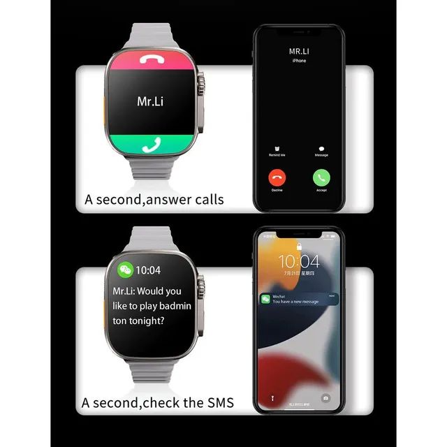 SMARTWATCH + 2 PULSEIRAS  - Foto 2