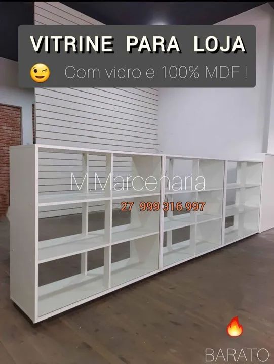 VITRINE PARA LOJA PRODUTO NOVO - Foto 2