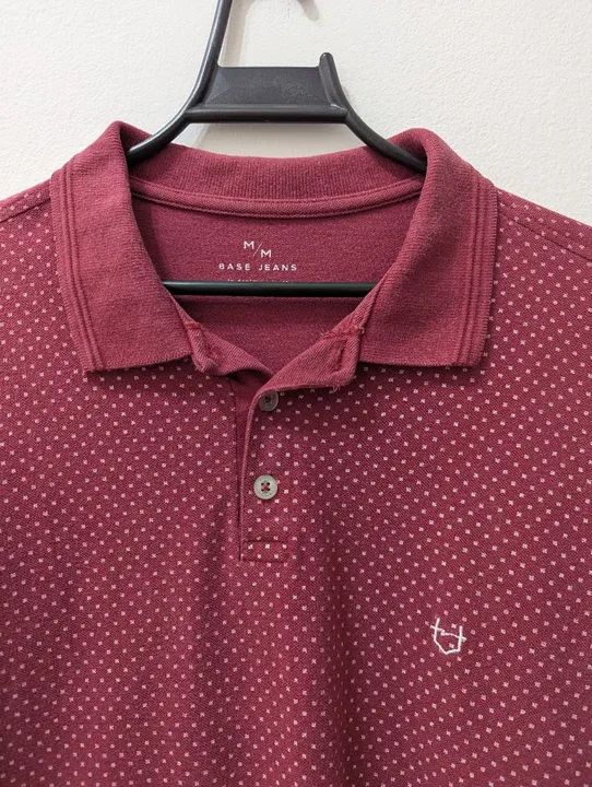 Polo M Base Jeans Vermelha
