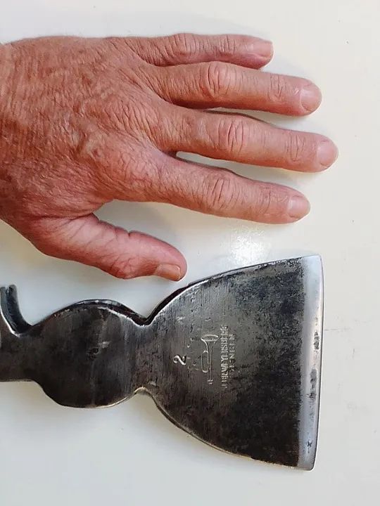 Antigo Machado Corneta Gebruder Weyersberg Solingen - Foto 6