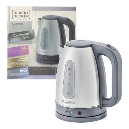 Chaleira Inox K2200G Chaleira Com Ajuste De Temperatura Black Decker