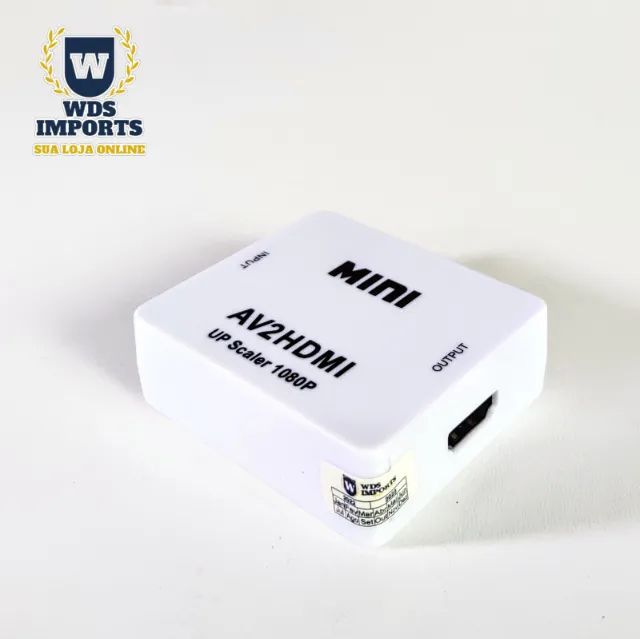 Conversor de video Av Rca para Hdmi