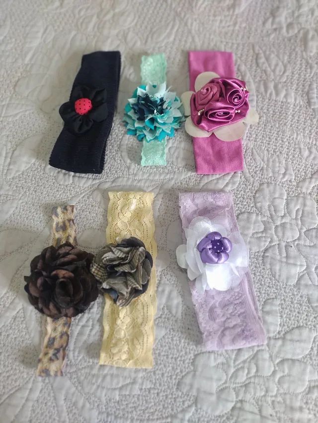 Faixa de cabelo p bebê 