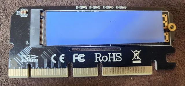 Adaptador SSD M2 para PCIEx 