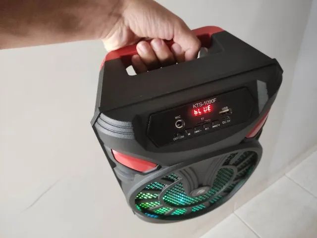 Caixa de som bluetooth Kbroad Kts-1090D Com Microfone - Foto 5