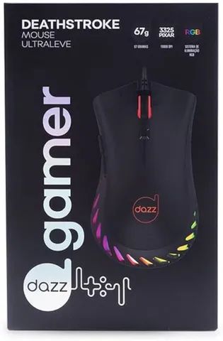 Mouse Gamer Dazz Ultralight Deathstroke Rgb  - Foto 2