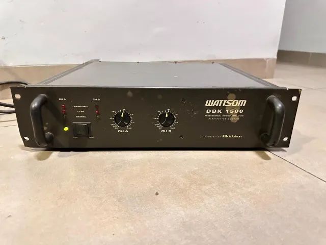 Amplificador Wattasom DBK 1500 - Foto 3
