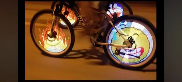 Spoke led light para bike