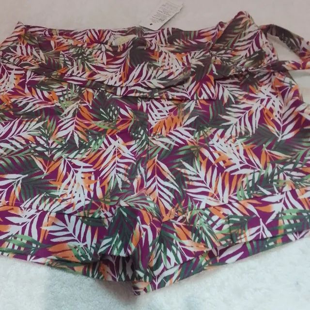 Short estampado com elastano tam GG  - Foto 2