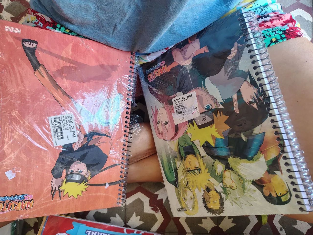 Caderno de materia Naruto 