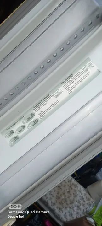 Geladeira Duplex com Design Floral ENVELOPADA POR 1.090.00 APENAS DINHEIRO  - Foto 6