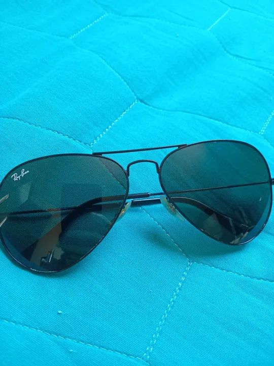 Óculos de sol Ray-Ban Aviator - Preto - Foto 4