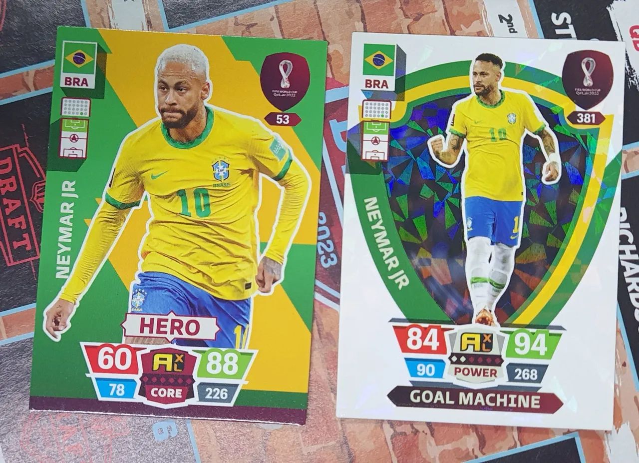 2 Cards Da Copa Neymar Panini Adrenalyn XL
