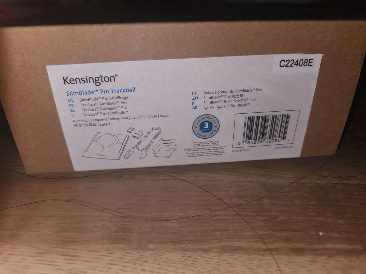 Kensington Mouse Ergonômico SlimBlade Pro trackball - Foto 2