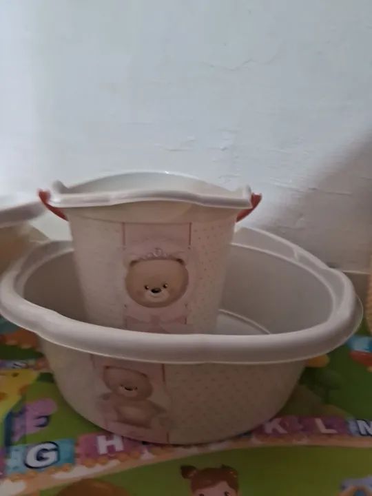 Banheira de bebê (kit enxoval) - Foto 2