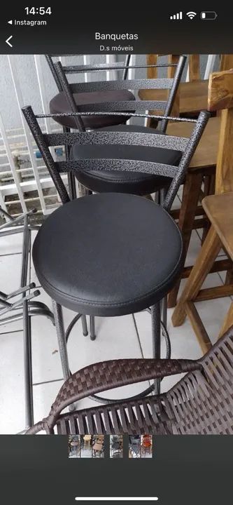 Banqueta altas novas
