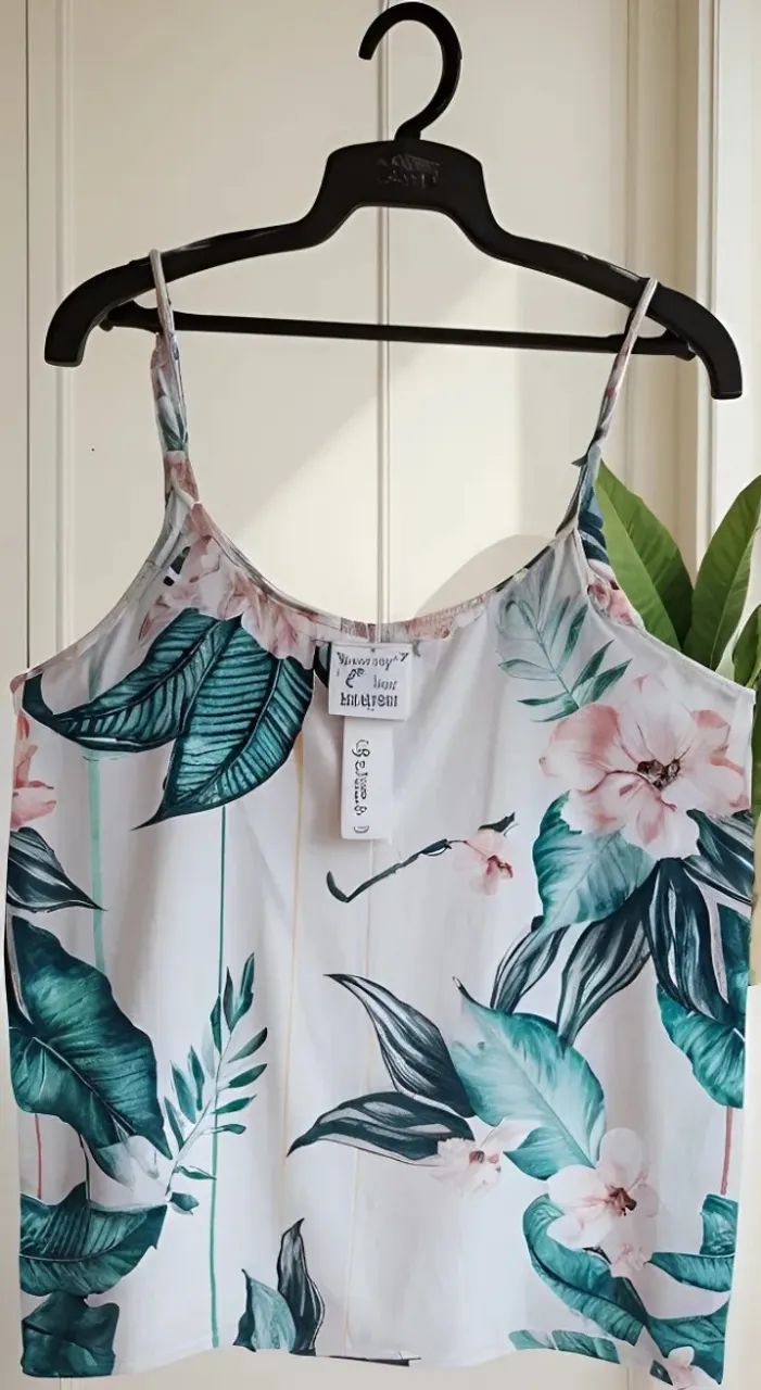 blusa de alça feminina endless nova e com etiqueta - Foto 4