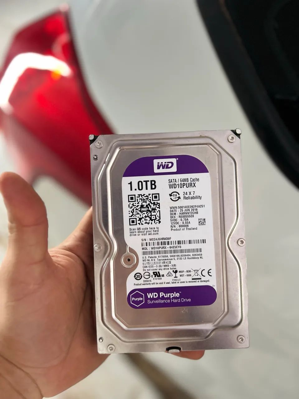 HD 1TB WD PURPLE CCTV