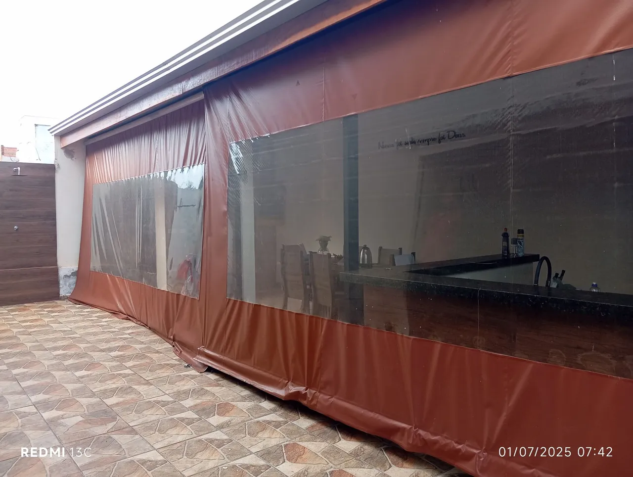Toldo para área externa