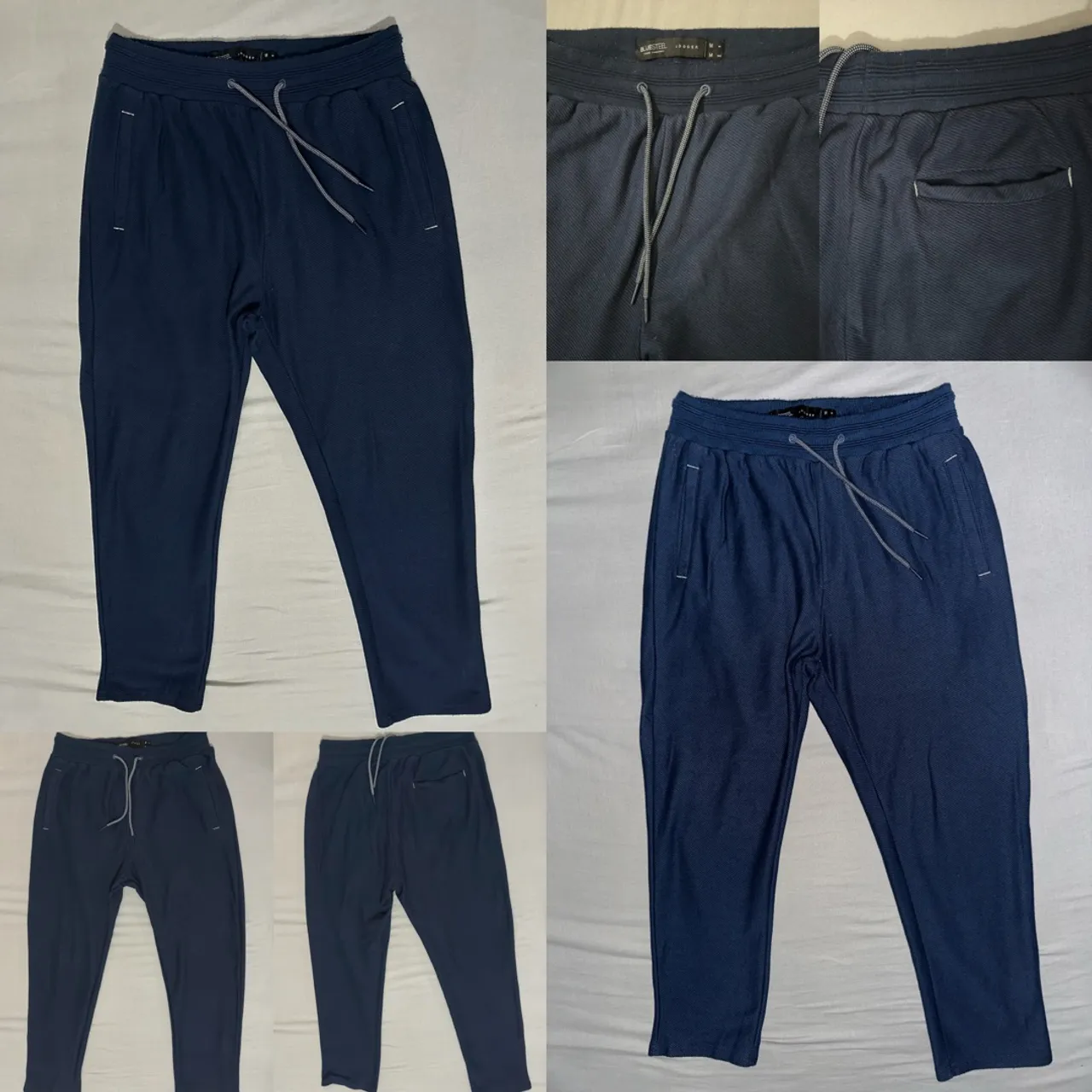 Calça de Moletom Masculina Azul