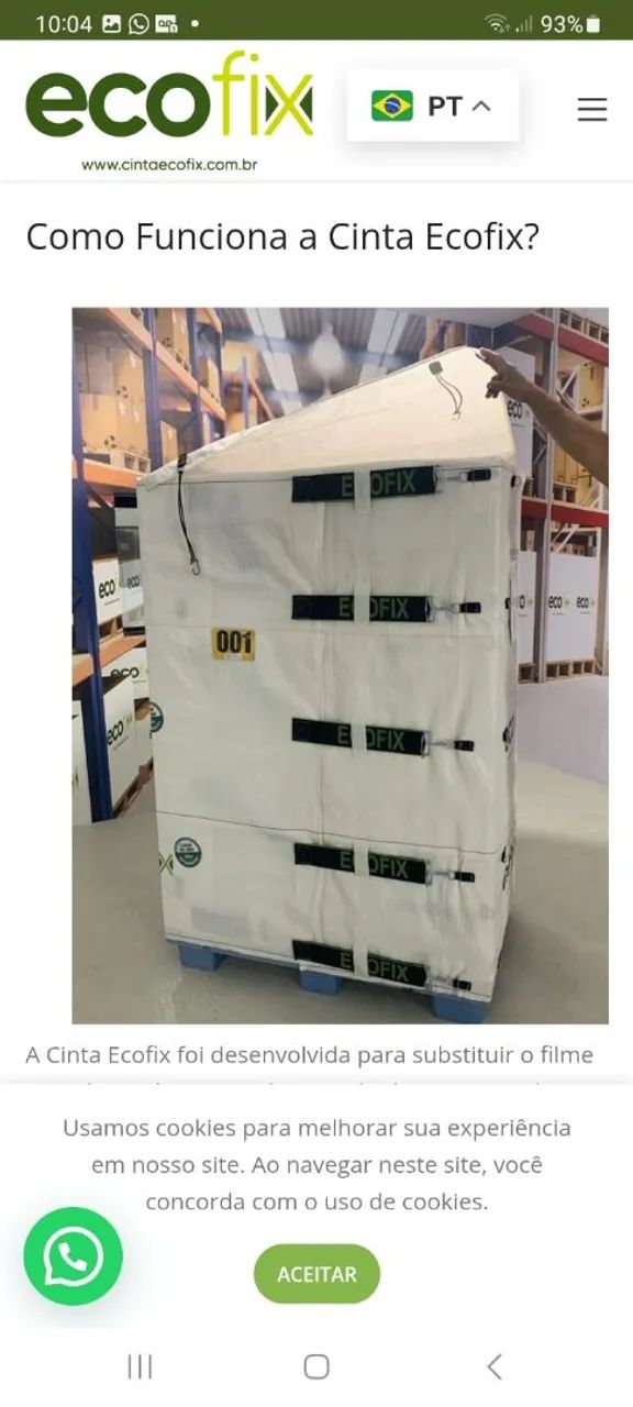 Cinta Ecofix para Embalagem