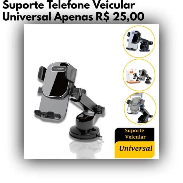 Suporte Telefone Veicular Universal 