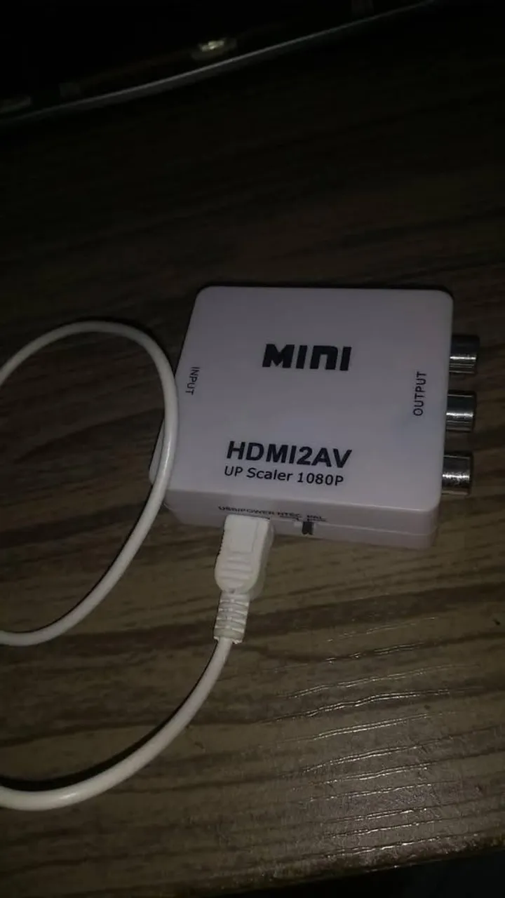 adaptaador hdmi para av