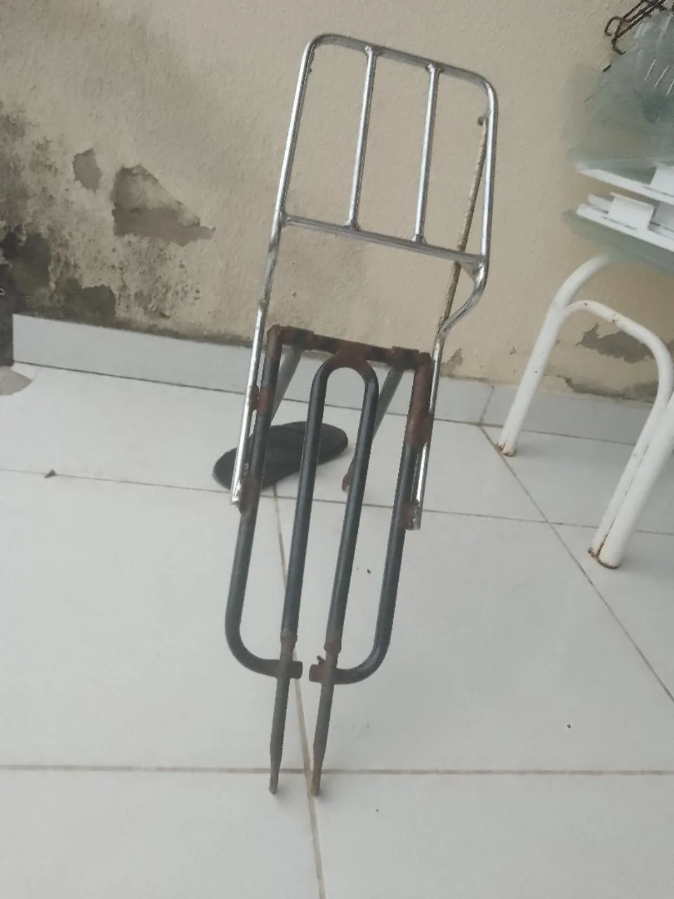 Bagageiro para bicicleta com bagageiro de traxx