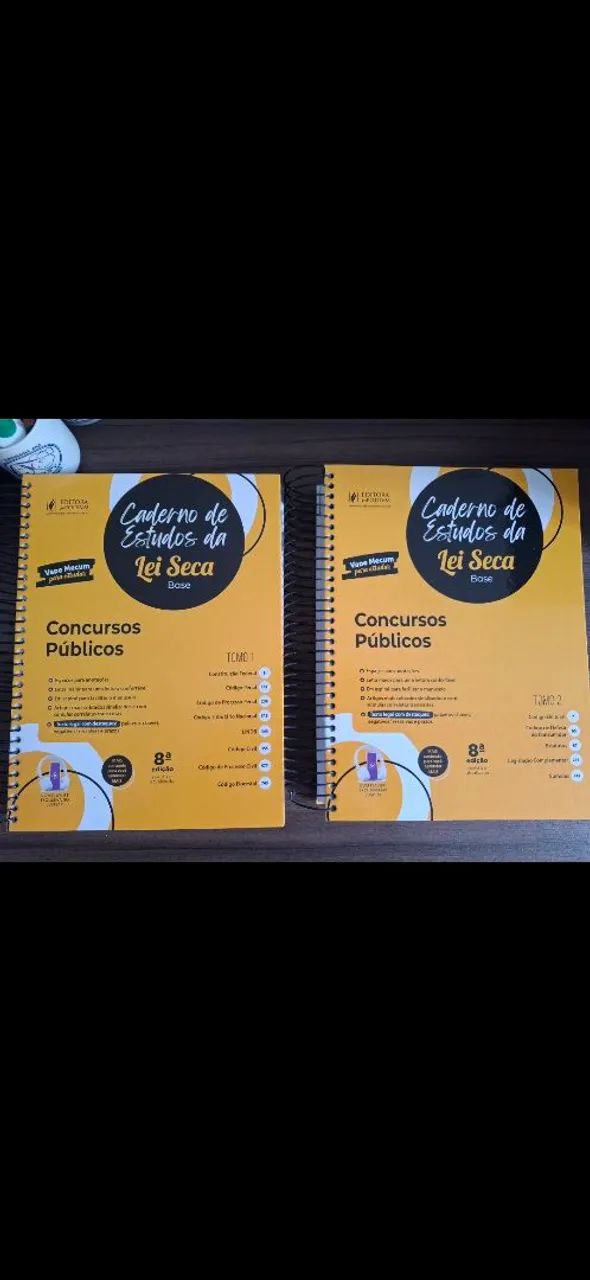 Cadernos de Lei Seca editora Juspodivm, 8° edição