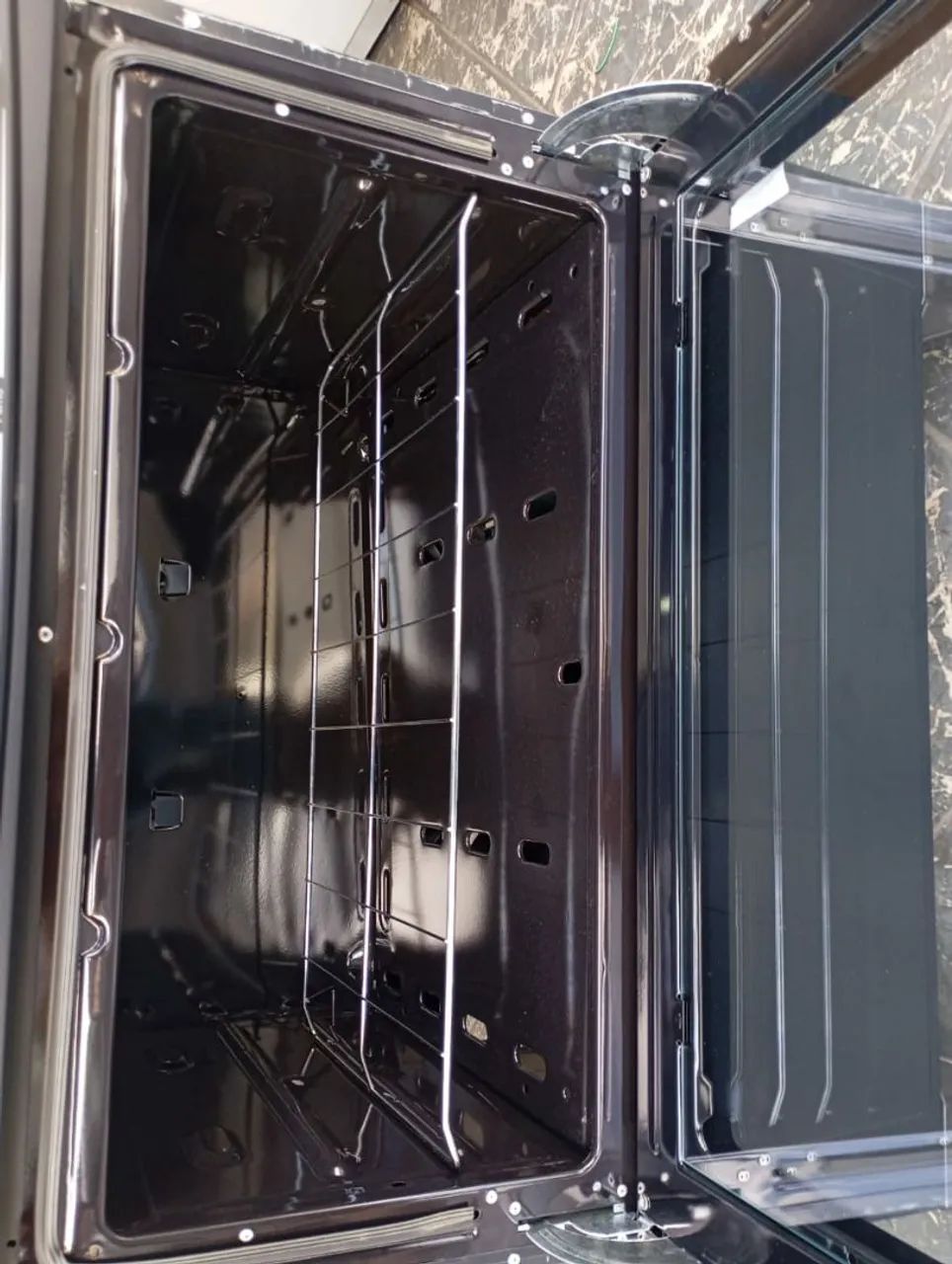 Fogão Atlas novo!! preto 5 bocas entregamos  - Foto 3