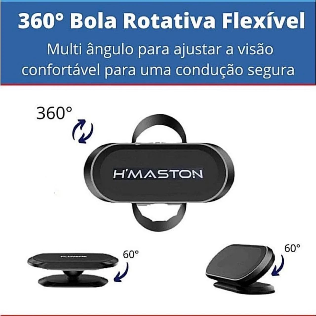Suporte 360 Magnético Celular Carro ou Moto - Produto Novo  - Foto 3