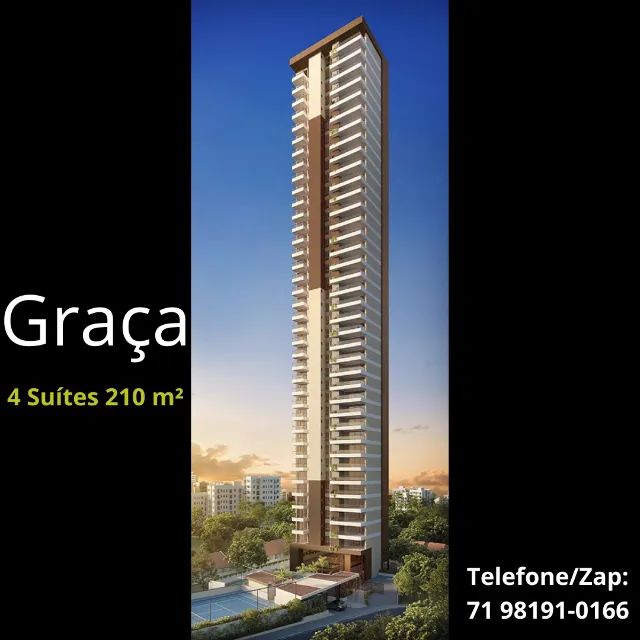 Apartamento na Graça 4 Suítes (Lançamento)