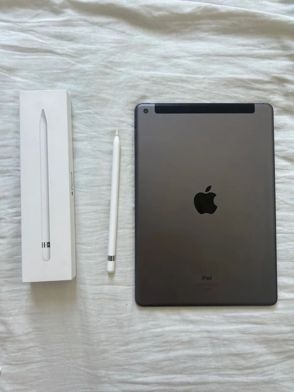 IPAD 7 (128gb) + APPLE PENCIL (original na caixa ) - Tablets e E