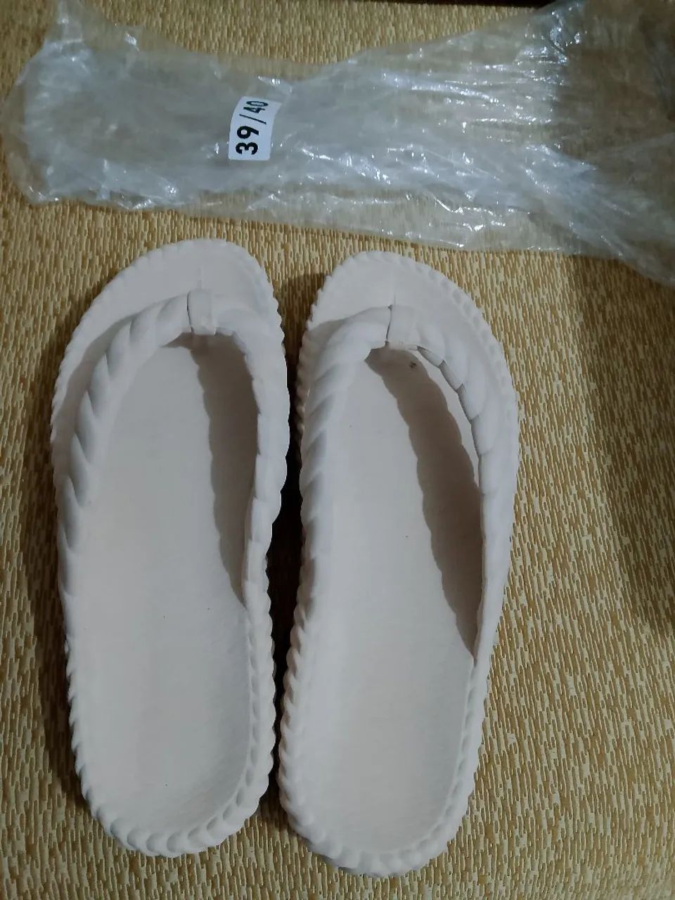 Chinelo nuvem Bege 39/40