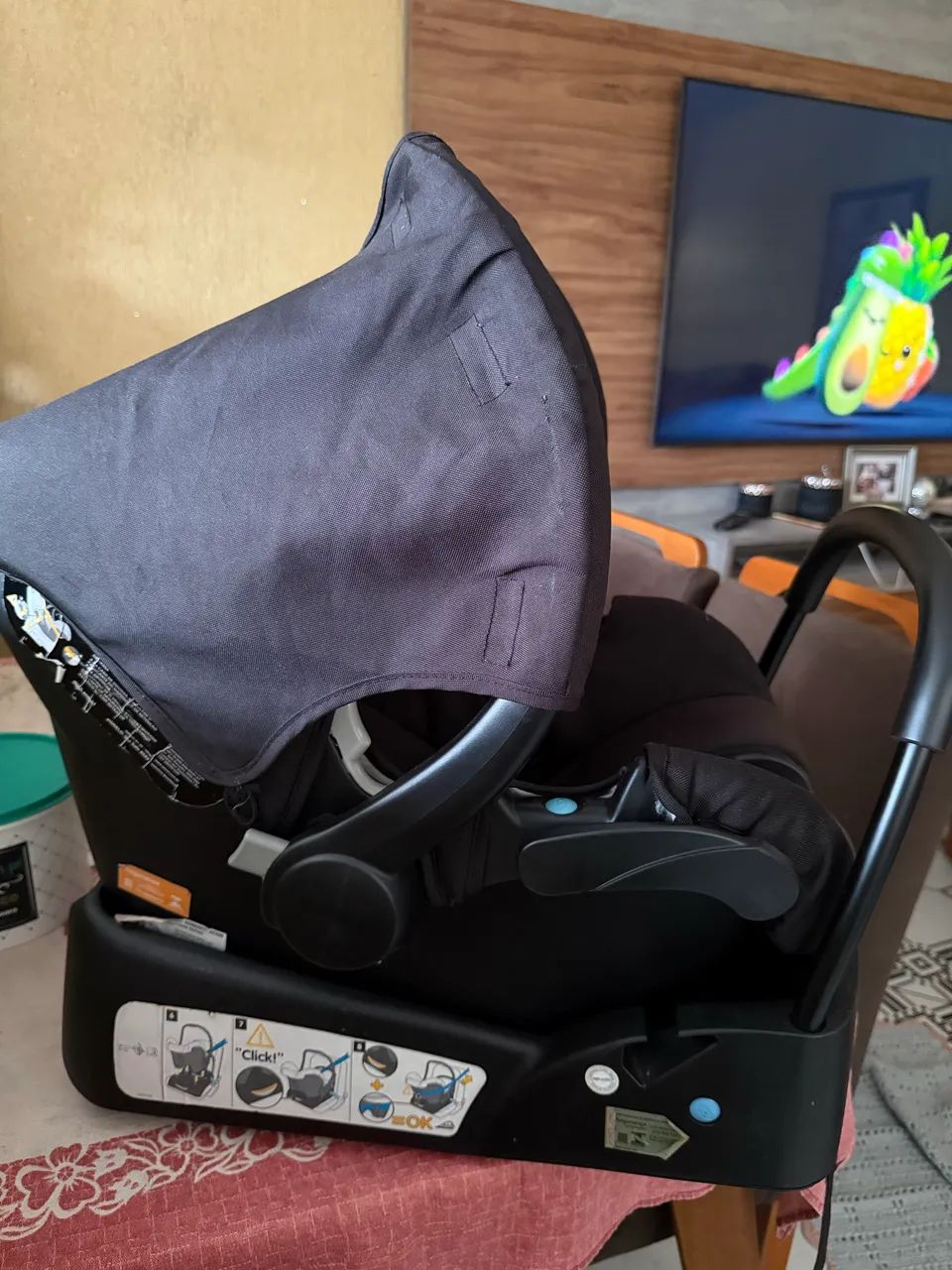 Bebê conforto com base, cadeirinha  - Foto 4