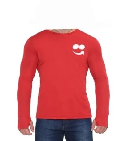 Camiseta Vermelha GG proteção UV