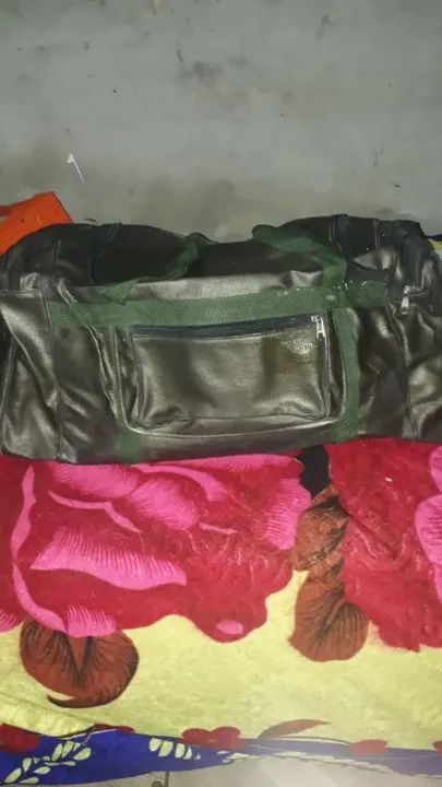 Bolsa de viagem de couro  grande  - Foto 3