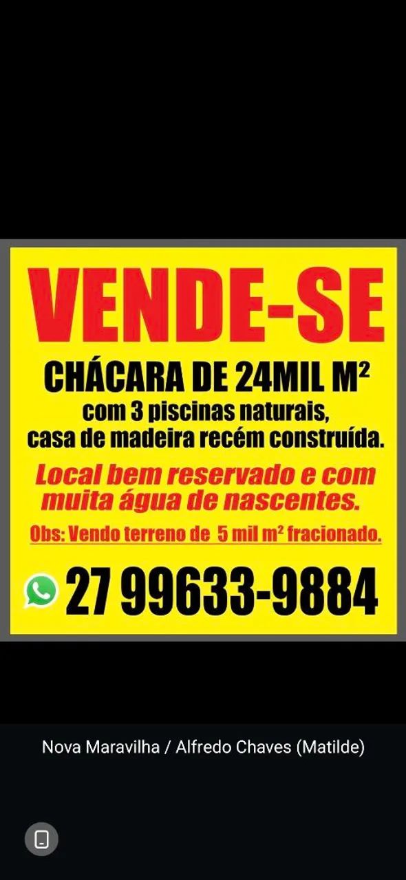 Terreno 24000m2 - 8km Sao Roque da Maravilha - Foto 6