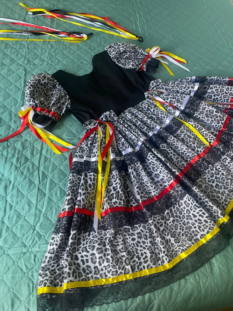 Vestido Festa Junina Infantil