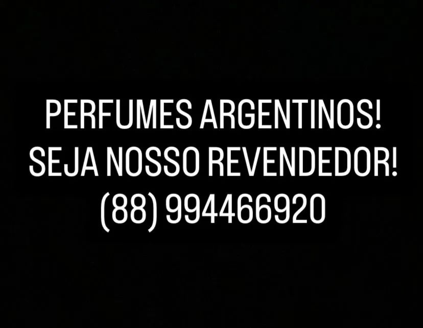 Perfumes argentinos! Seja nosso revendedor! 