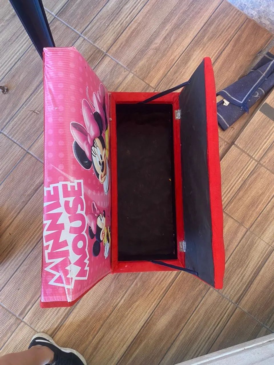 Sofá baú infantil minnie65082642497538124
