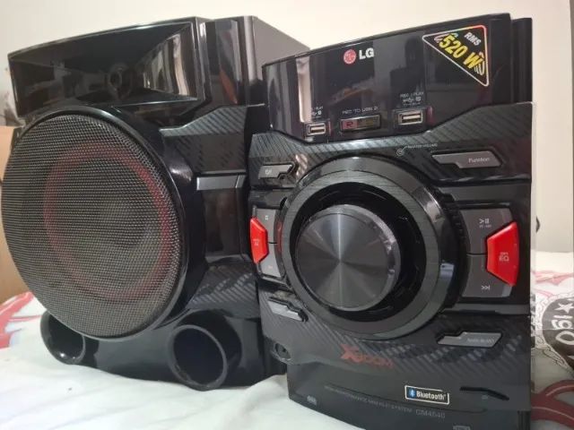 Mini System LG CM4640 Preto com Dual USB MP3 CD e Rádio - Foto 2